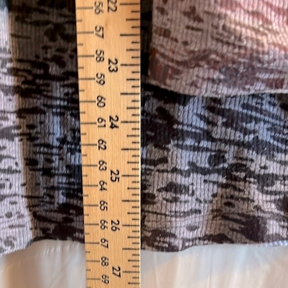 Kiara Multicolor 3/4 Sleeve Bling Relaxed Long Sleeve Stretch T Shirt Size XL - Picture 7 of 8